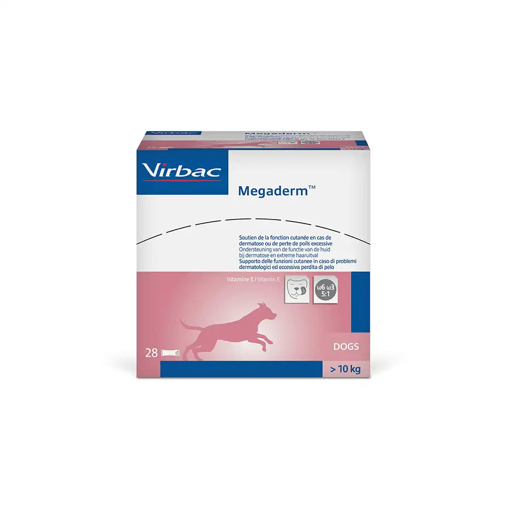 Virbac Megaderm para mascotas - 28 x 8 ml perros >10 kg