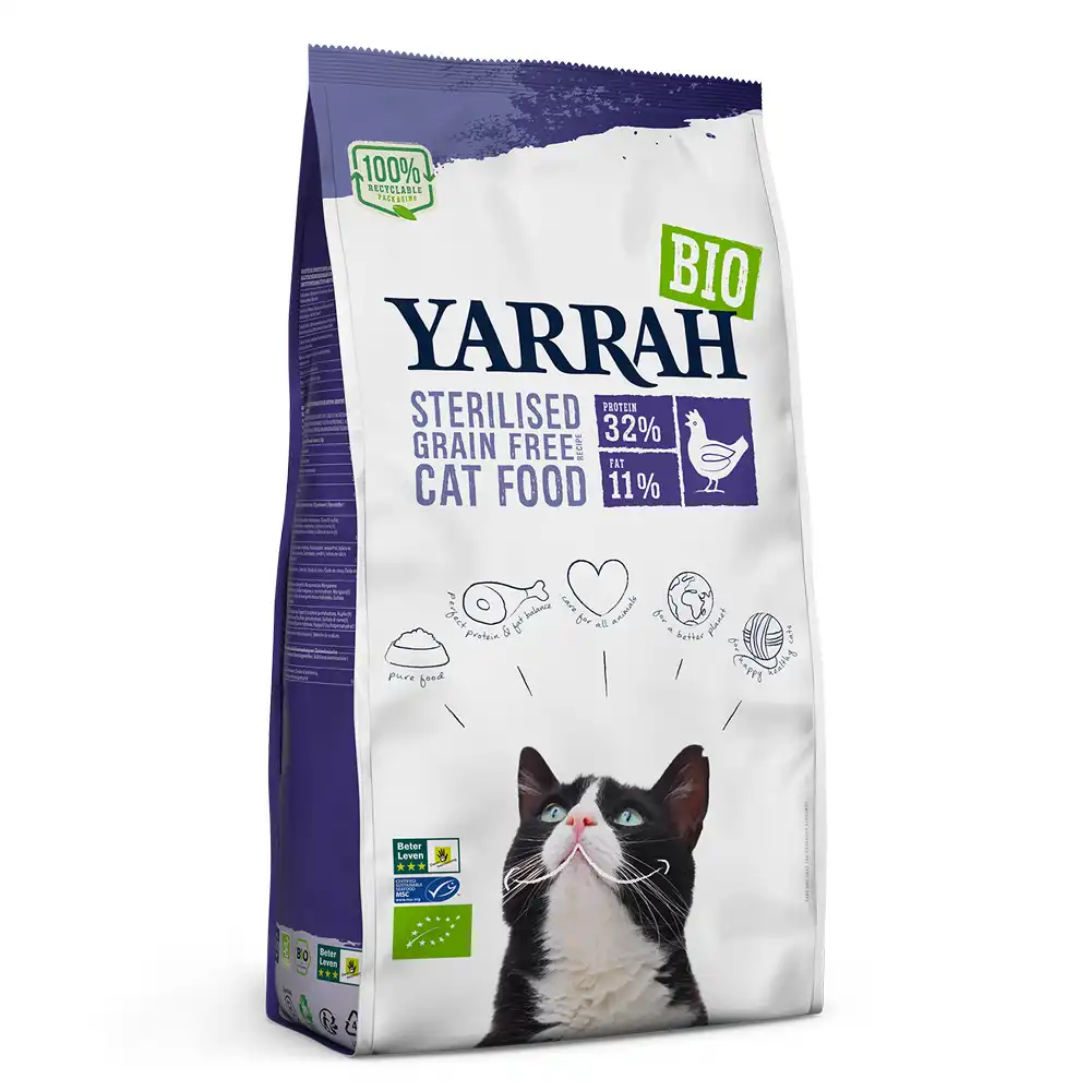 Yarrah pienso ecológico para gatos: ¡15 % de descuento! - Sterilised (2 kg)