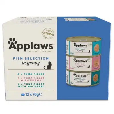 Applaws Cat en salsa 12 x 70 g - Pack Ahorro - Pack mixto (3 variedades) - Applaws - Comparador de precios