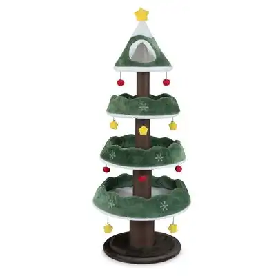 GIANTEX Árbol Rascador para Gatos con Diseño Navidad - 1 Árbol - Giantex - Comparador de precios