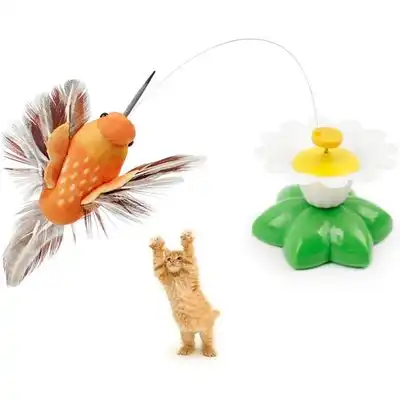 HausPets Juego eléctrico de gato y mariposa con rotación aleatoria - Artículo 1 - HausPets - Comparador de precios