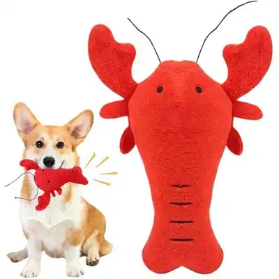 HausPets Perro de peluche con forma de langosta que emite un chirrido - Artículo 1 - HausPets - Comparador de precios