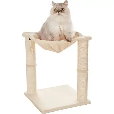 MCBOSON Árbol rascador torre gatos, refugio, cama hamaca poste rascador - Árbol para gatos - Beige - Mcboson - Comparador de precios