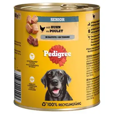 Pedigree Classic 12 x 800 g - Senior Pollo en paté - Pedigree - Comparador de precios