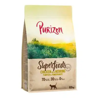 Purizon Cat Superfoods pollo - 6,5 kg - Purizon - Comparador de precios