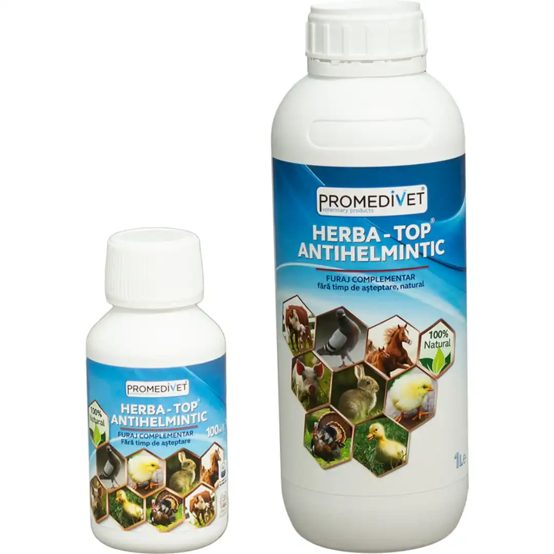 ROVETPHARMA Herba Top Antihelmintic Control Natural de Parásitos Internos para Gallinas y Conejos - 1 l - Rovetpharma - Comparador de precios