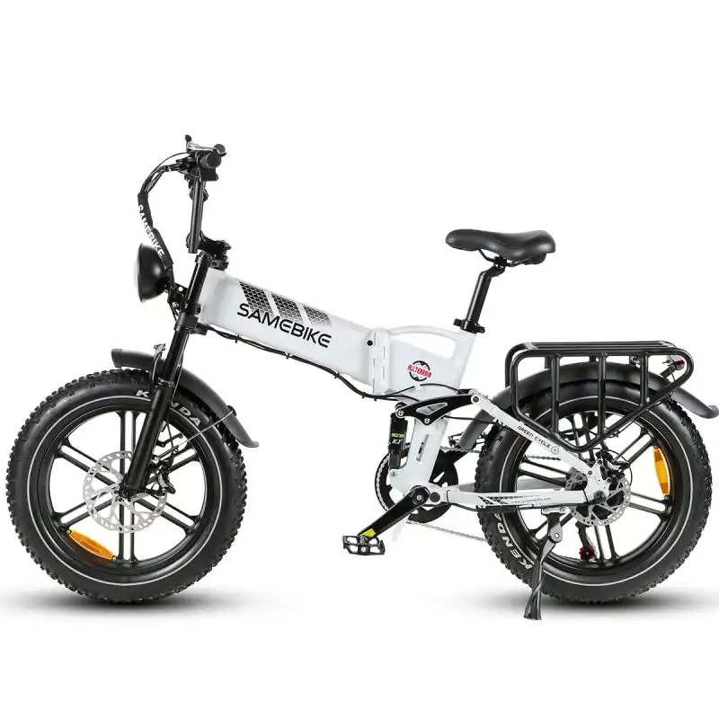 Samebike RS-A02 Bicicleta Eléctrica 750w Batería 48v17ah 20" Blanca