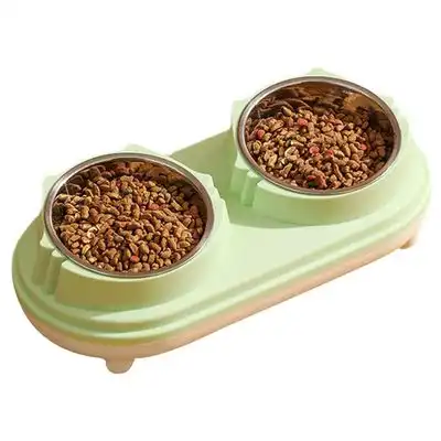 UAMLY cuenco doble de acero inoxidable - 1 pieza - Uamly - Comparador de precios