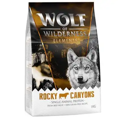 Wolf of Wilderness Elements Rocky Canyons con vacuno - 1 kg - Wolf of Wilderness - Comparador de precios