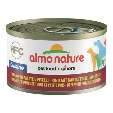 Comida húmeda para perros adultos pequeños, medianos y grandes Almo Nature Classic Home Made vacuno 95 gr - Almo Nature Classic - Comparador de precios