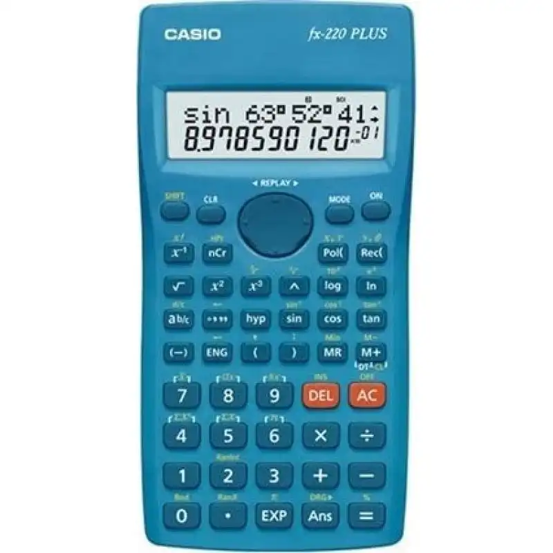 Casio Fx-220plus-2 Calculadora Científica Azul