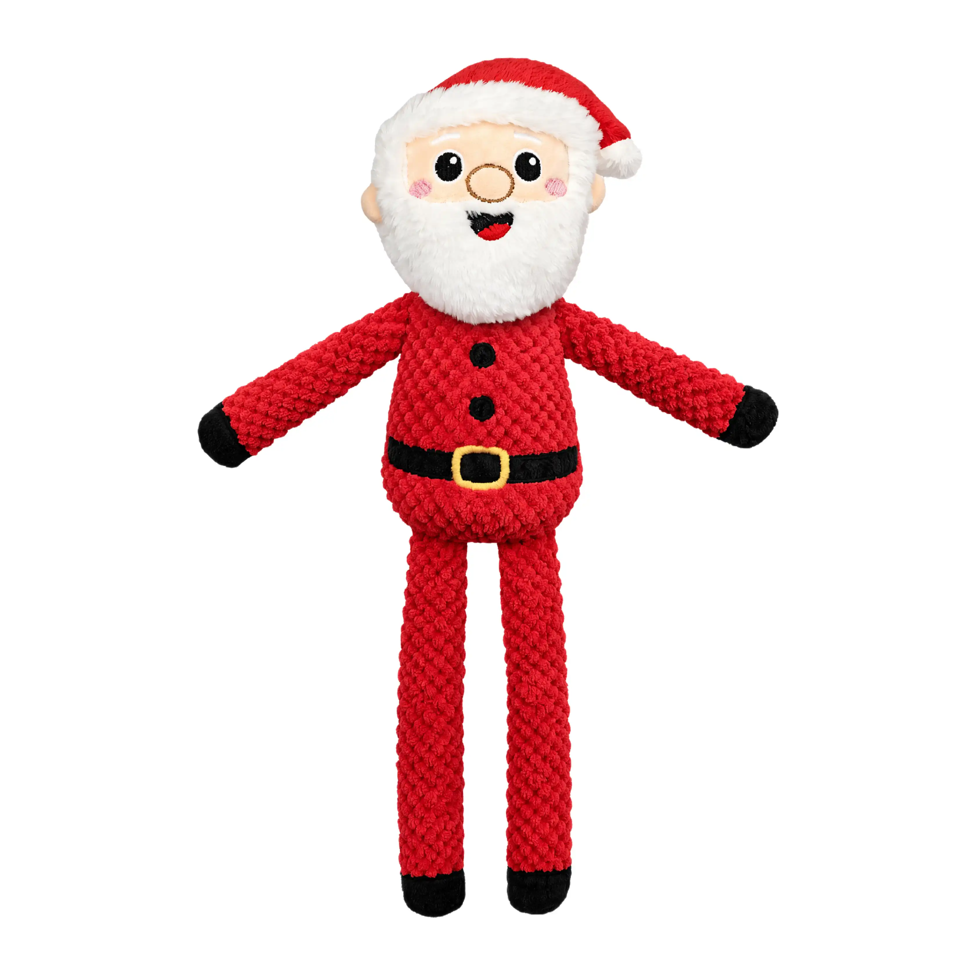 FOFOS | Peluche Resistente de Cuerpo Largo (Papá Noel) (Colección de Navidad) – para Perros - 15 × 6 × 50 cm - Fofos - Comparador de precios