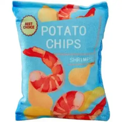 HausPets Bolsa de patatas fritas de peluche azul con sonido chirriante - Artículo 1 - HausPets - Comparador de precios