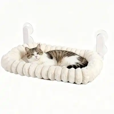 HausPets Hamaca plegable para ventana, gris, 55×40 cm - Blanco, 55×40 cm - HausPets - Comparador de precios
