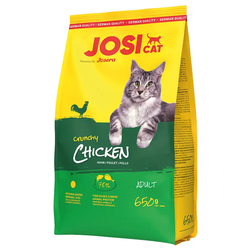 Josera JosiCat Crunchy con pollo - 650 g - JosiCat - Comparador de precios