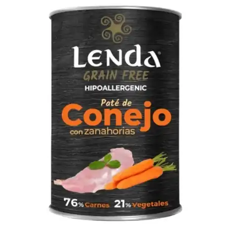 Lenda Comida Húmeda para Perros con Conejo, 12x400gr - Lenda - Comparador de precios