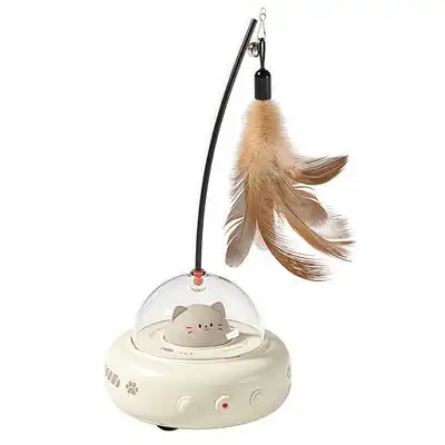 MCBOSON  para gatos - Mascota interactiva - Giro automático - Beige - Mcboson - Comparador de precios