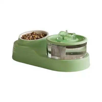 UAMLY Dispensador de agua para gatos 2 en 1 - Verde - Uamly - Comparador de precios