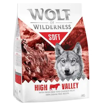 Wolf of Wilderness Soft High Valley con vacuno - 1 kg - Wolf of Wilderness - Comparador de precios