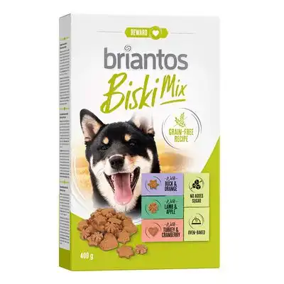 Briantos Biski Mix sin cereales galletas para perros - 400 g - briantos - Comparador de precios