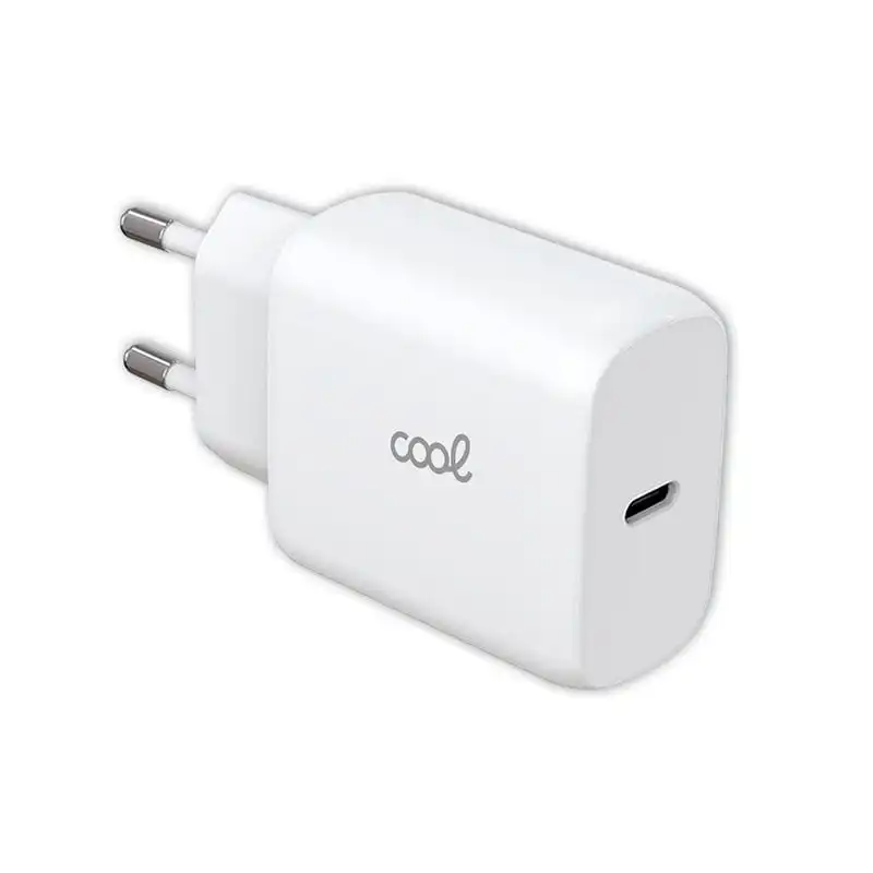 Cargador Red Universal Fast Adapt. (PD) Tipo-C COOL (25W) Blanco