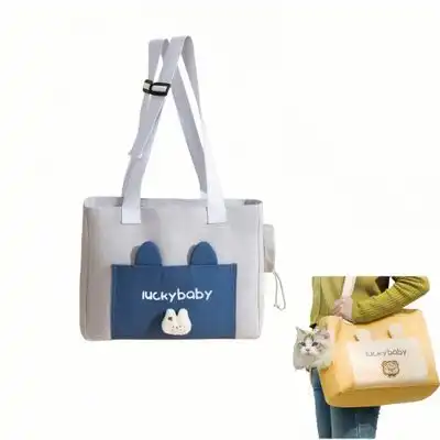FurryFusion Bolso bandolera portátil para gatos y perros - Azul - Furry Fusion - Comparador de precios