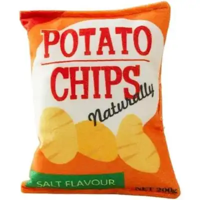 HausPets Bolsa de patatas fritas de peluche naranja con sonido chirriante - Artículo 1 - HausPets - Comparador de precios