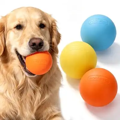 Nobleza Pelota para Perros de Caucho Natural (Pack de 3 con Bolsa de Malla) - Pelotas Resistentes de 6.3 cm para Morder, Tirar y Lanzar,  Interactivo para Perros Pequeños, Medianos y Grandes, Incluye Red de Transporte - 6.3 cm - NOBLEZA - Comparador de precios