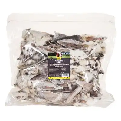 Orejas de conejo Caniland con pelo - 1 kg - Caniland - Comparador de precios