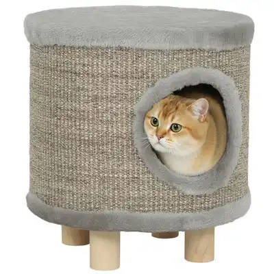 PawHut Casa para Gato 36x36x38 cm Gris - 1 Article - PawHut - Comparador de precios