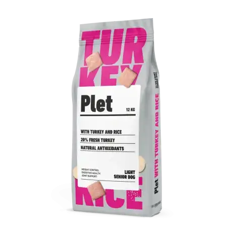 Plet Light Senior Pienso para Perros con Pavo y Arroz, 3 Kg - Plet - Comparador de precios