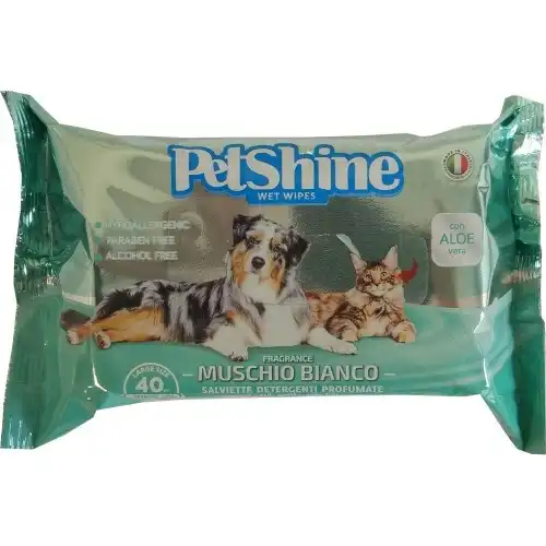 Toallitas higiénicas para perro y gato con aloe vera olor a musgo blanco - Porrini - Comparador de precios
