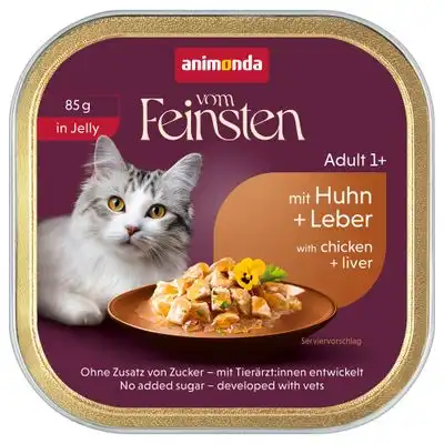animonda vom Feinsten Adult 32 x 85 g - Pollo y hígado en gelatina - Animonda Vom Feinsten - Comparador de precios
