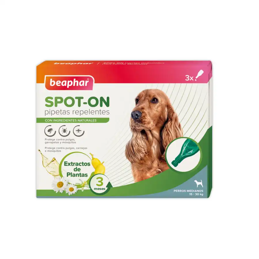 Beaphar Medium Pipetas repelentes para perros