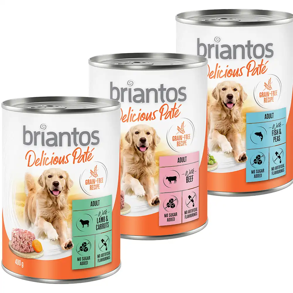 Briantos Delicious Paté - Pack de prueba - 6 x 400 g