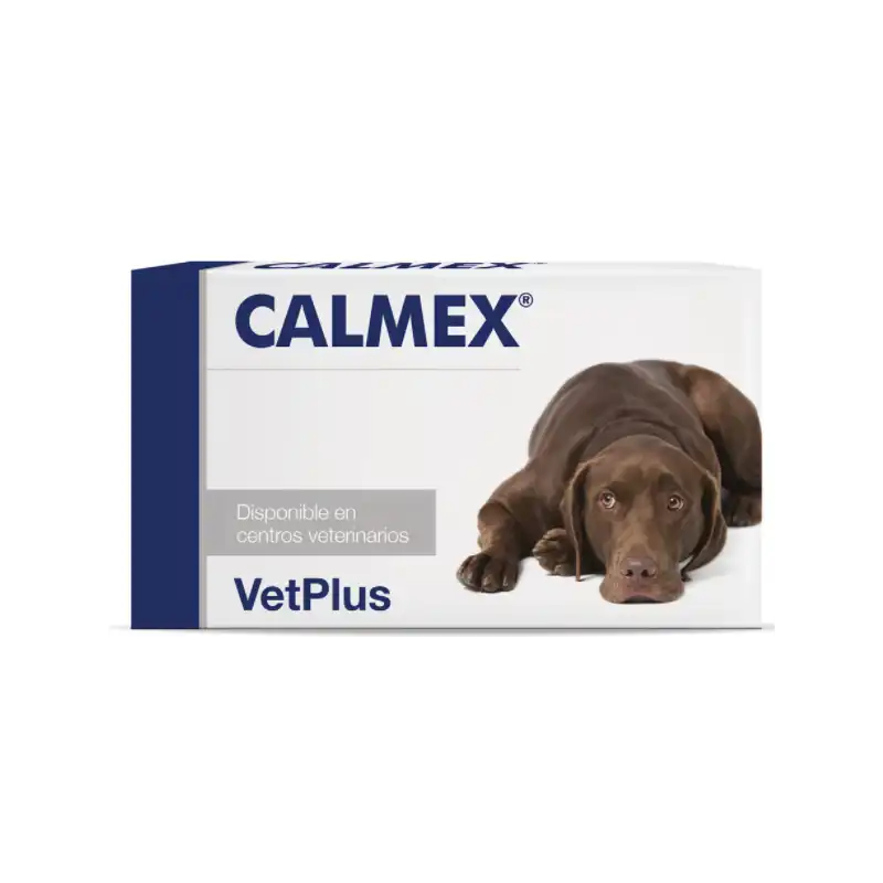 Calmex para perro calmante para control de estrés y ansiedad, Comprimidos 60 Comprimidos