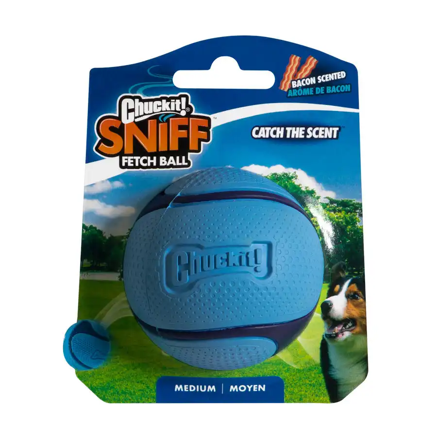 Chuckit! Sniff Fetch Pelota con Sabor a Bacon para perros - Chuckit! - Comparador de precios