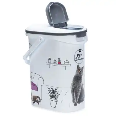 Envase para pienso Curver para gatos - Diseño de salón: hasta 4 kg de pienso (10 litros) - Curver - Comparador de precios