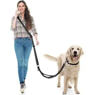 HausPets Arnés de paseo manos libres de 2,9 m, reflectante, negro - Artículo 1 - HausPets - Comparador de precios