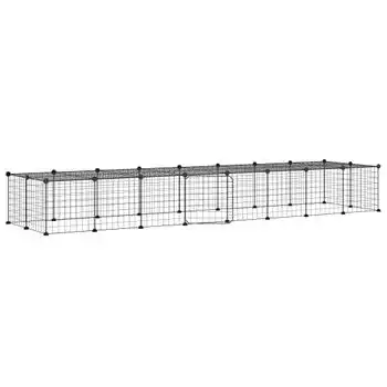 Jaula Para Mascotas De 36 Paneles Puerta Acero Negro 35x35 Cm Vidaxl - VIDAXL - Comparador de precios