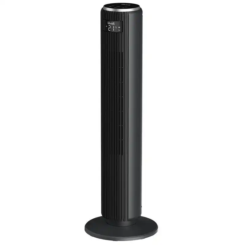 Levoit TempSense 36 Pro Ventilador de Torre con Tecnología VortexAir 39W Negro