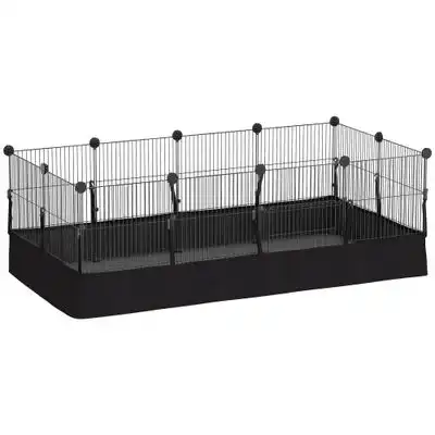 PawHut Jaula Animales Pequeño 120x60x40 cm Negro - 1 Article - PawHut - Comparador de precios