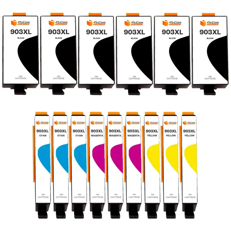 Pccom Essential HP 903XL Cartucho Tinta Compatible Negro/Cian/Magenta/Amarillo Pack 15