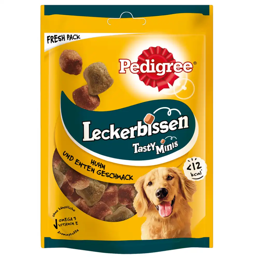 Pedigree Tasty Bites snacks de vacuno para perros -  Chewy Cubes con pollo 130 g - Pedigree - Comparador de precios