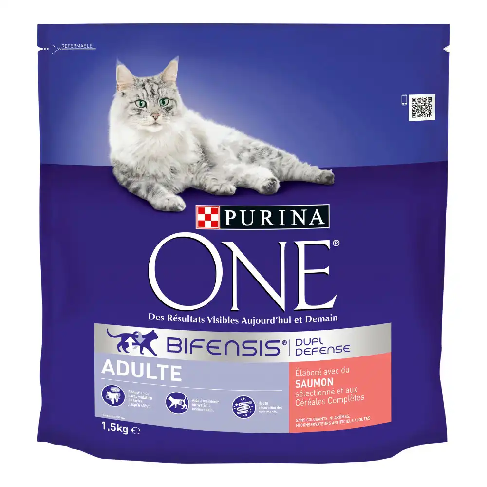 Purina ONE Adulto salmón y cereales integrales - 1,5 kg - Purina One - Comparador de precios