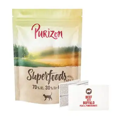 Purizon Cat Superfoods vacuno - 400 g - Purizon - Comparador de precios