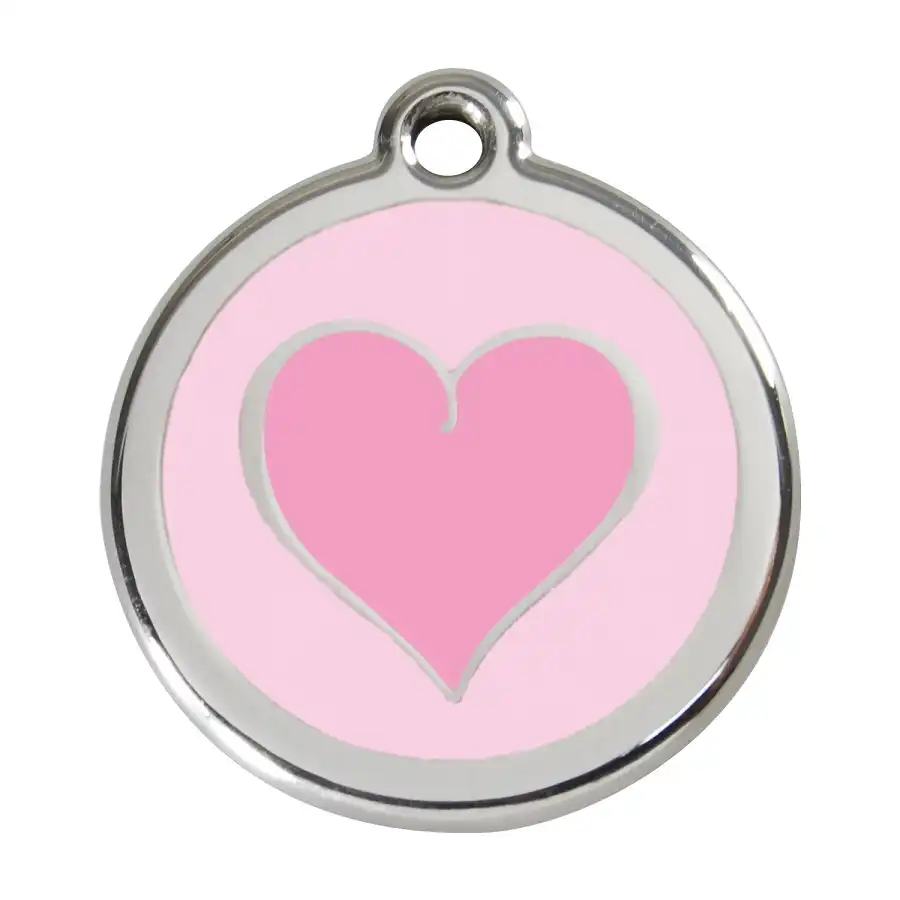 Placa identificativa Corazón Rosa S - RedDingo - Comparador de precios