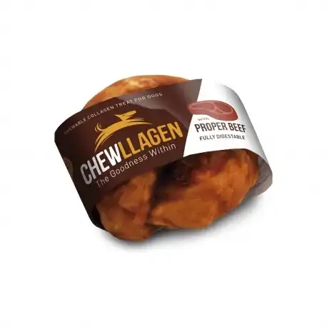 Chewllagen Donut Ternera Snack para Perros Pequeños con Colágeno, 10 cm - Chewllagen - Comparador de precios