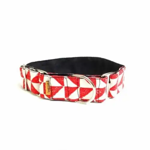 Collar Martingale Triángulos para perros color Rojo - Thepetlover - Comparador de precios