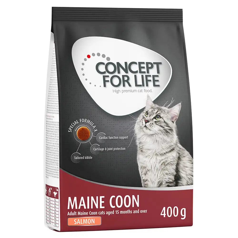 Concept for Life Maine Coon Adult con salmón pienso sin cereales - 400 g - Concept for Life - Comparador de precios